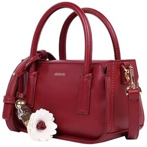 Brand New Jason Wu Structured Mini Bag in oxblood color